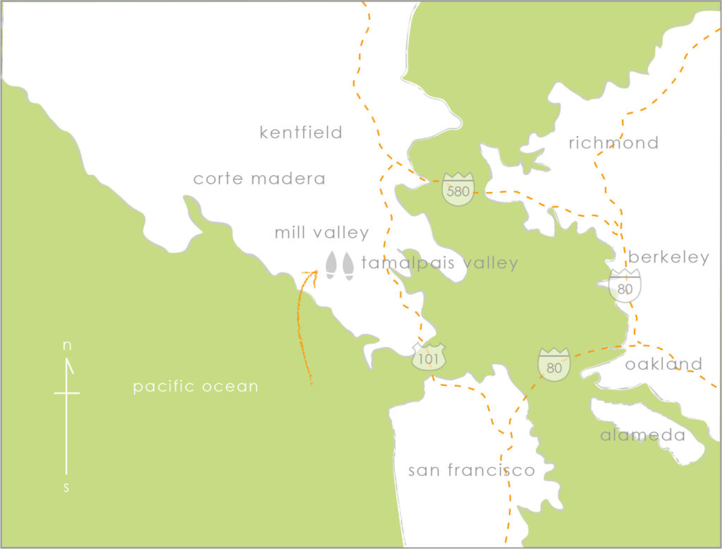 Map of Mill Valley